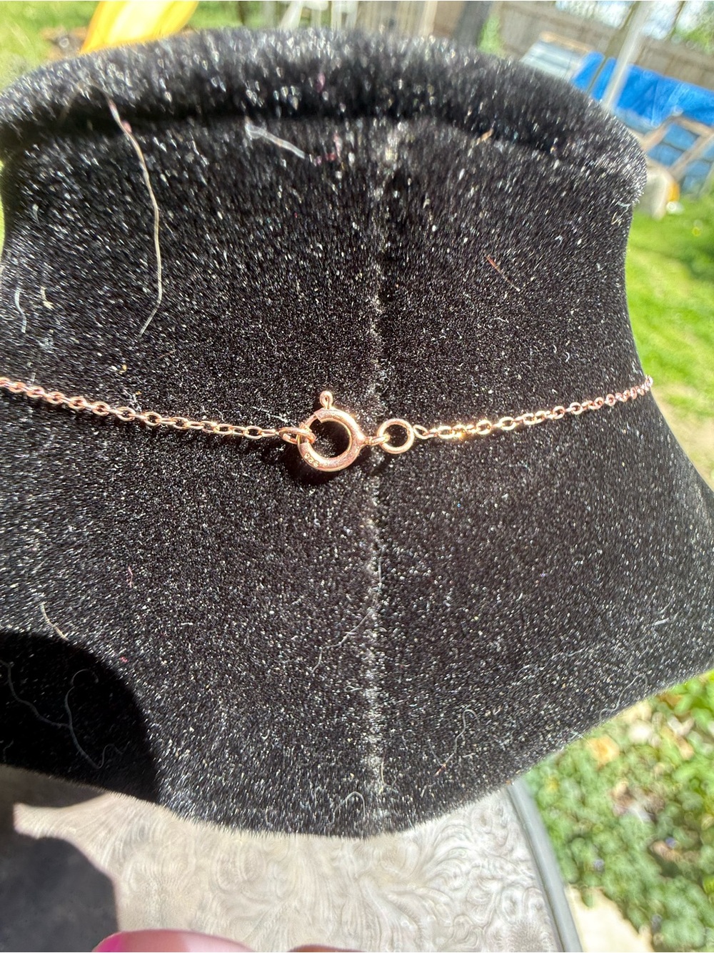 New in Box Freida Rothman 925 Sterling Animal Print Heart Necklace Rose Gold - Picture 9 of 9